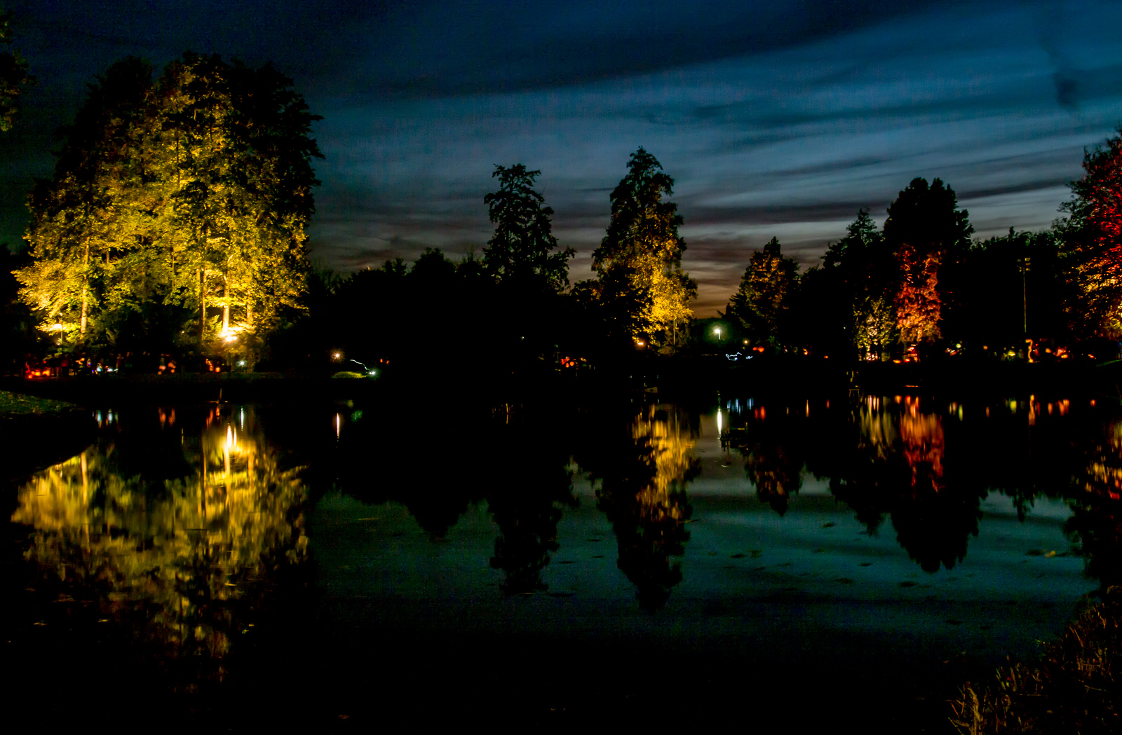 Lichterfest im Stadtpark Lohne