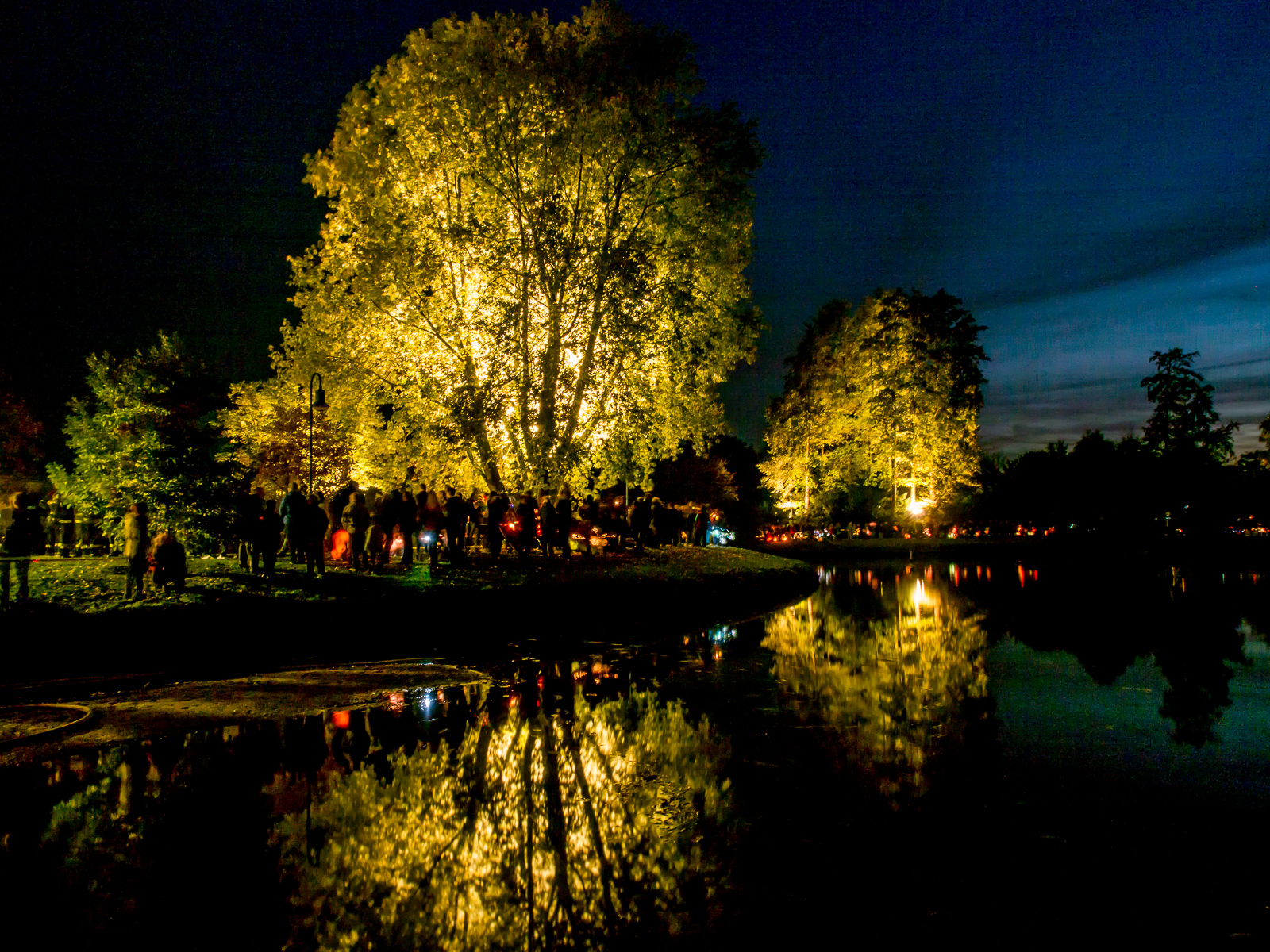 Lichterfest im Stadtpark Lohne