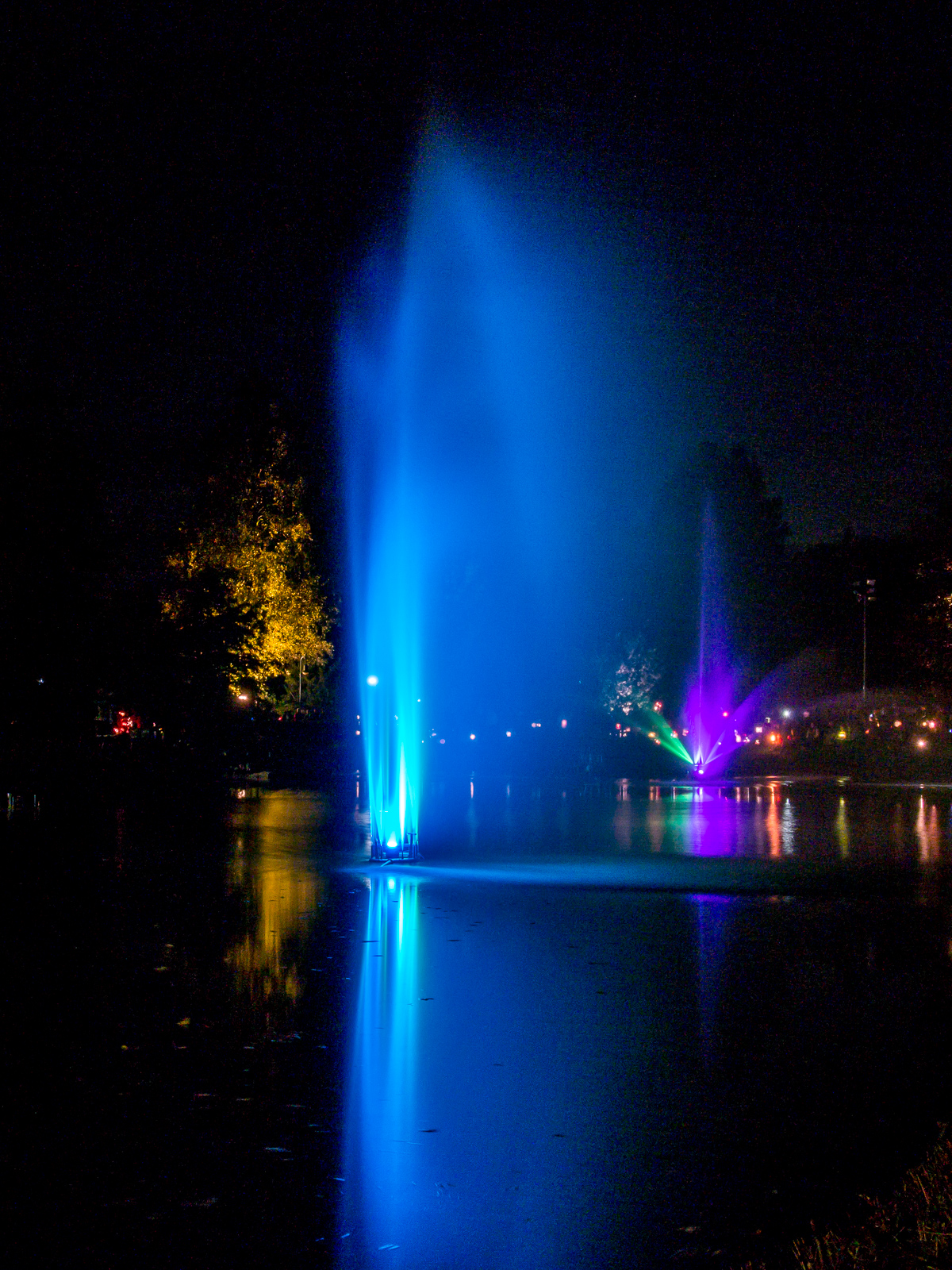 Lichterfest im Stadtpark Lohne