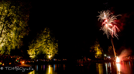 Lichterfest in Stadtpark Lohne