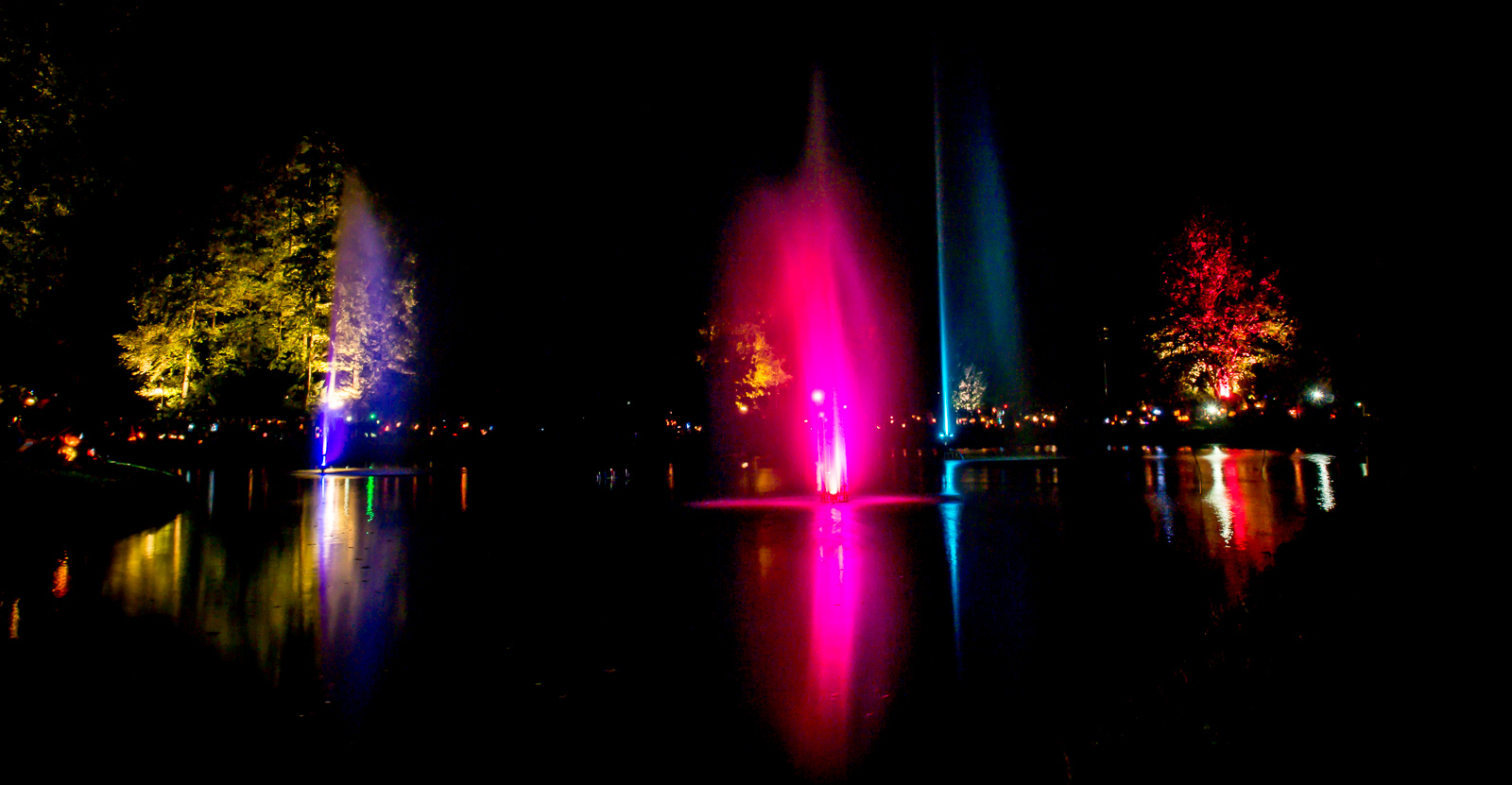 Lichterfest im Stadtpark Lohne