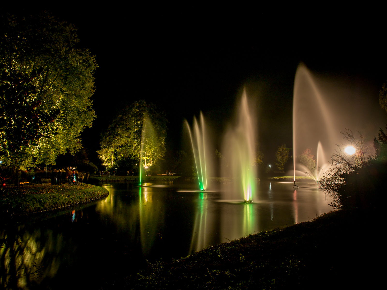 Lichterfest im Stadtpark Lohne
